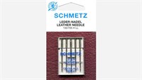 Symaskine-nåle læder str. 90 Schmetz 5 stk.